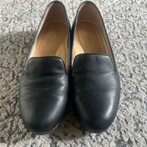 Nisolo Black Leather Smoking Loafer Women’s 8